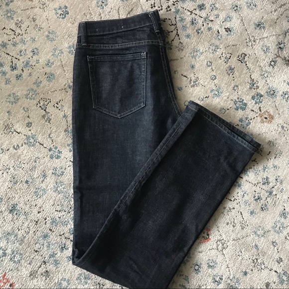 Gap Dark Wash Straight Leg Cut Denim Jeans - Picture 1 of 6